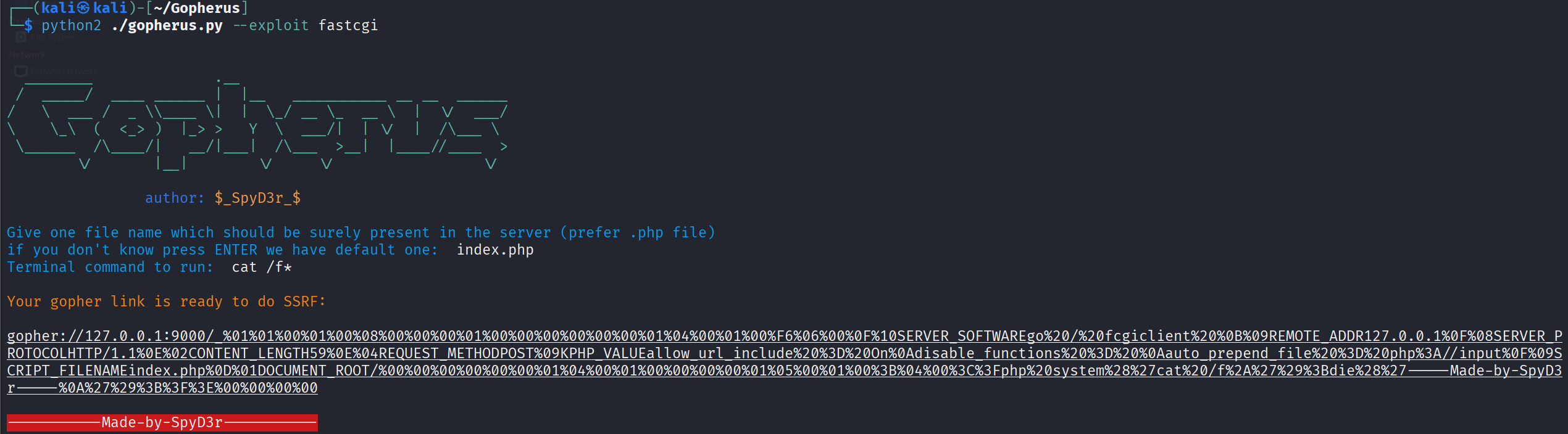PHP-FPM攻击流程